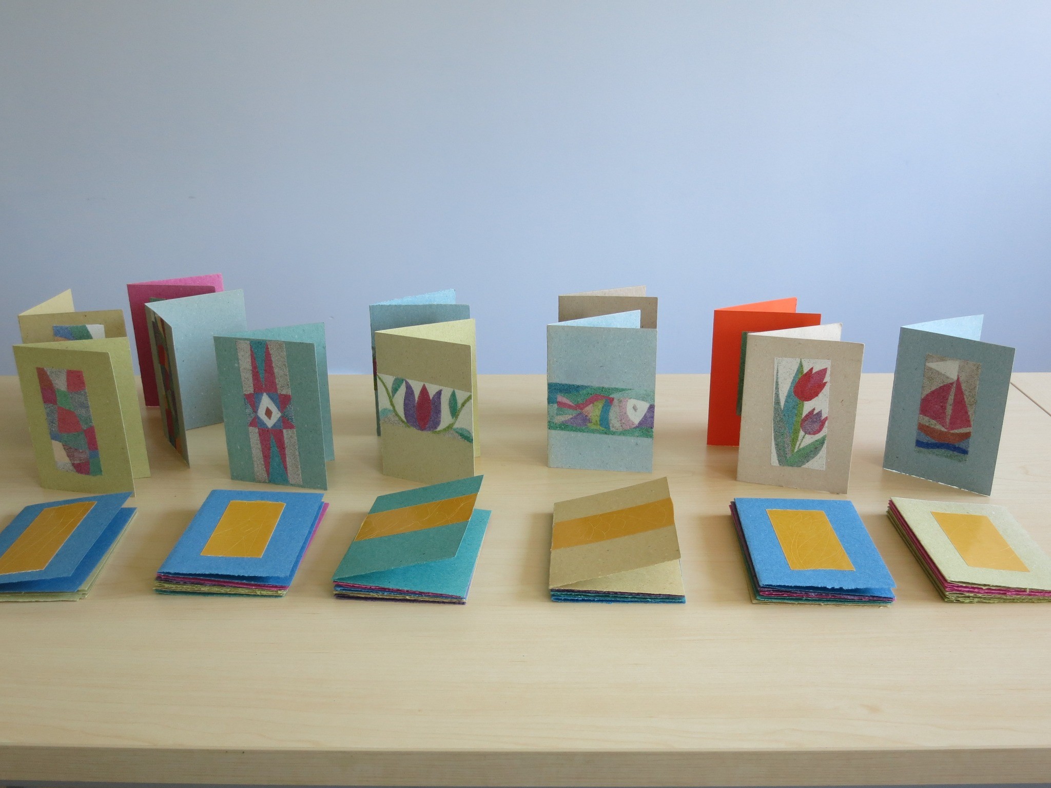 Sand art card-making workshop
